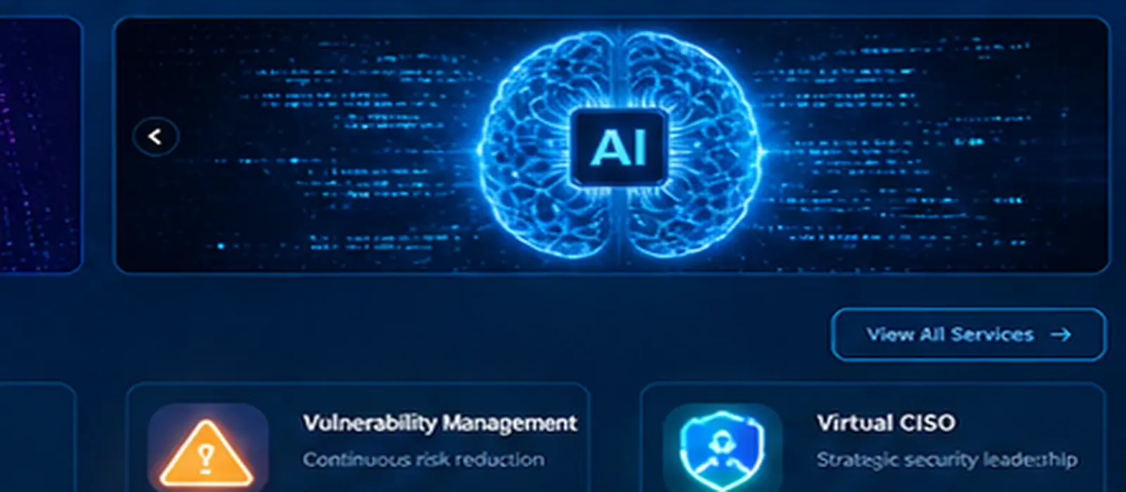 AI security and cyber defense visualization