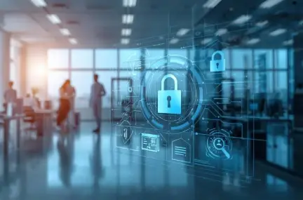 Cybersecurity Risk Management illustration