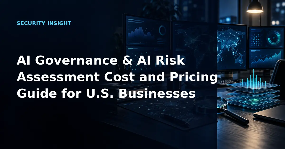 AI Governance & AI Risk Assessment Cost and Pricing Guide for U.S. Businesses