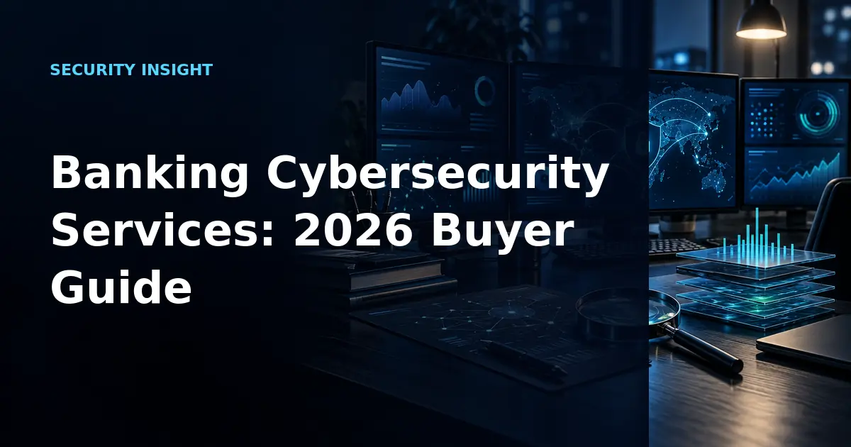 Banking Cybersecurity Services: 2026 Buyer Guide