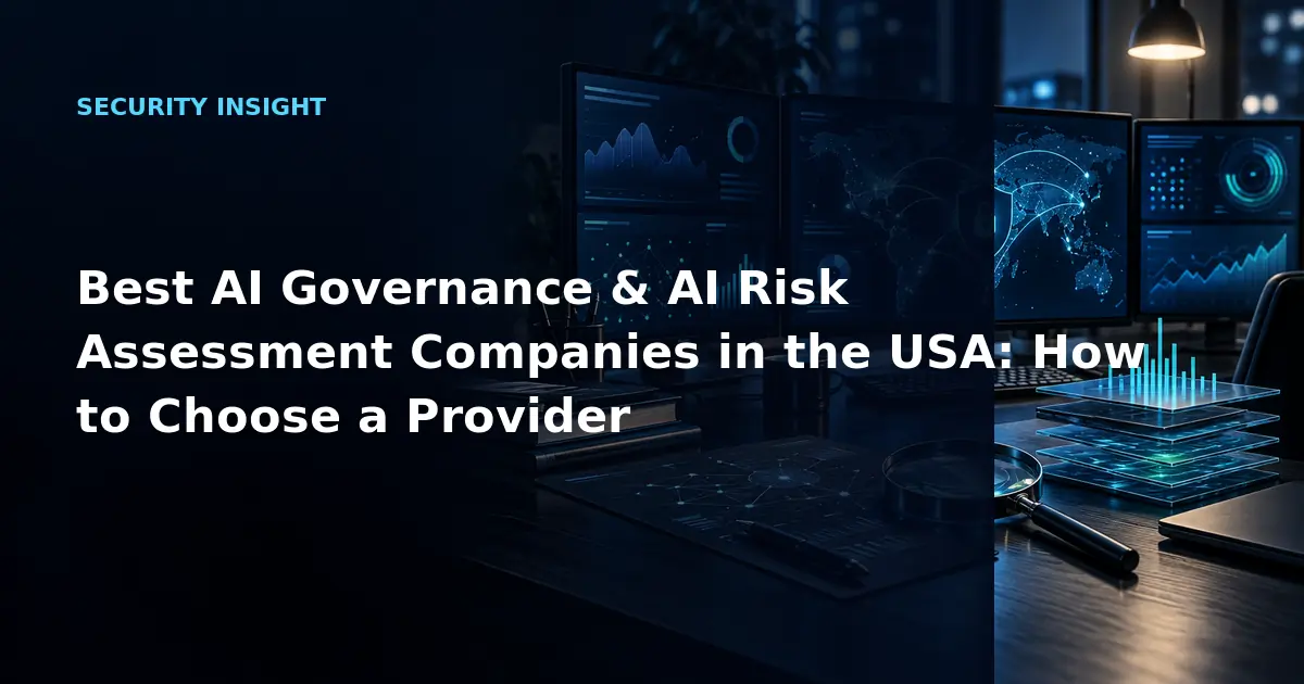 Best AI Governance & AI Risk Assessment Companies in the USA: How to Choose a
            Provider