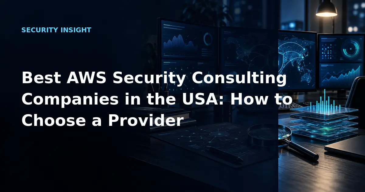 Best AWS Security Consulting Companies in the USA: How to Choose a Provider