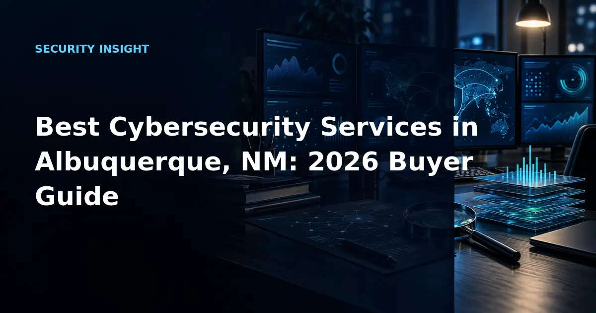 Best Cybersecurity Services in Albuquerque, NM: 2026 Buyer Guide
