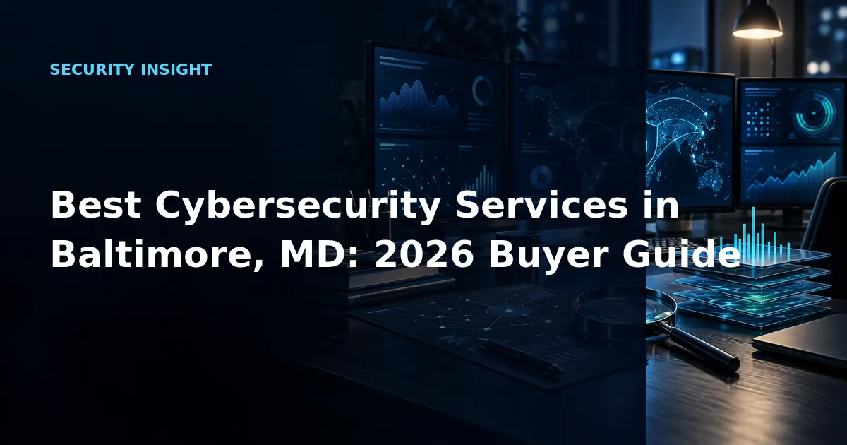 Best Cybersecurity Services in Baltimore, MD: 2026 Buyer Guide