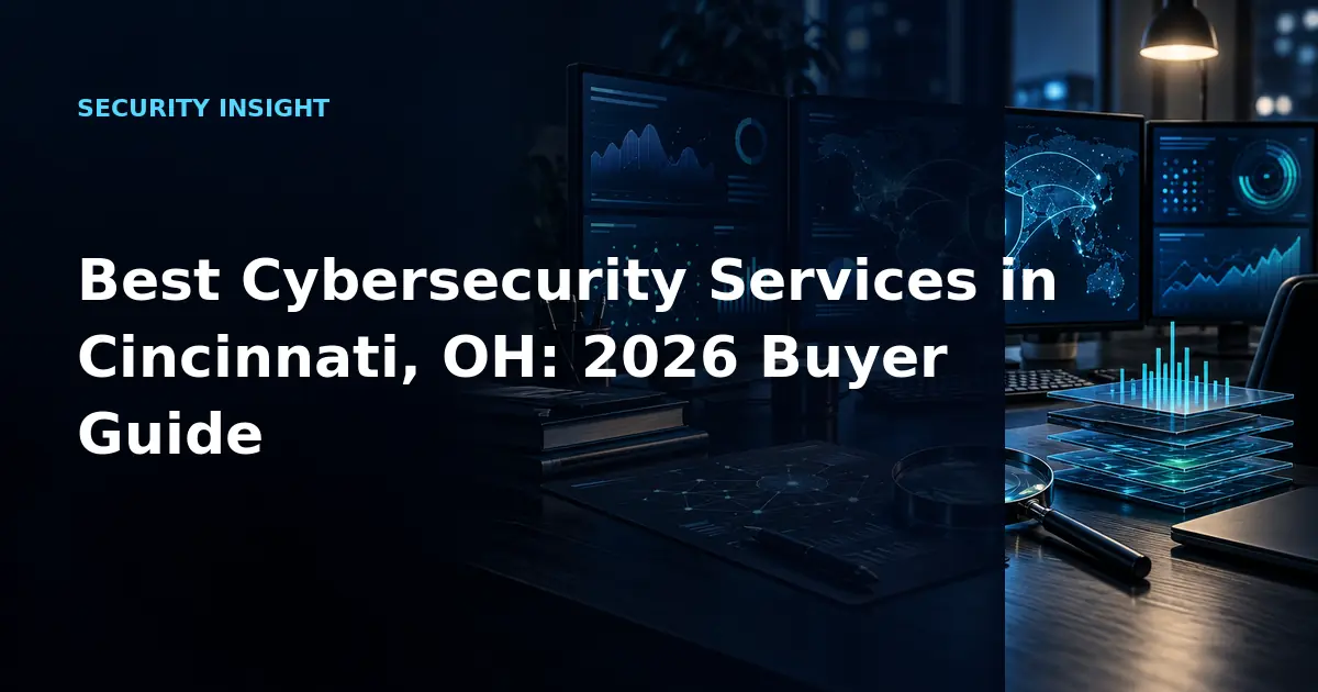 Best Cybersecurity Services in Cincinnati, OH: 2026 Buyer Guide