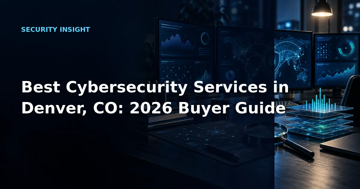 Best Cybersecurity Services in Denver, CO: 2026 Buyer Guide