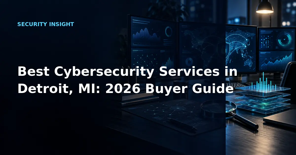 Best Cybersecurity Services in Detroit, MI: 2026 Buyer Guide