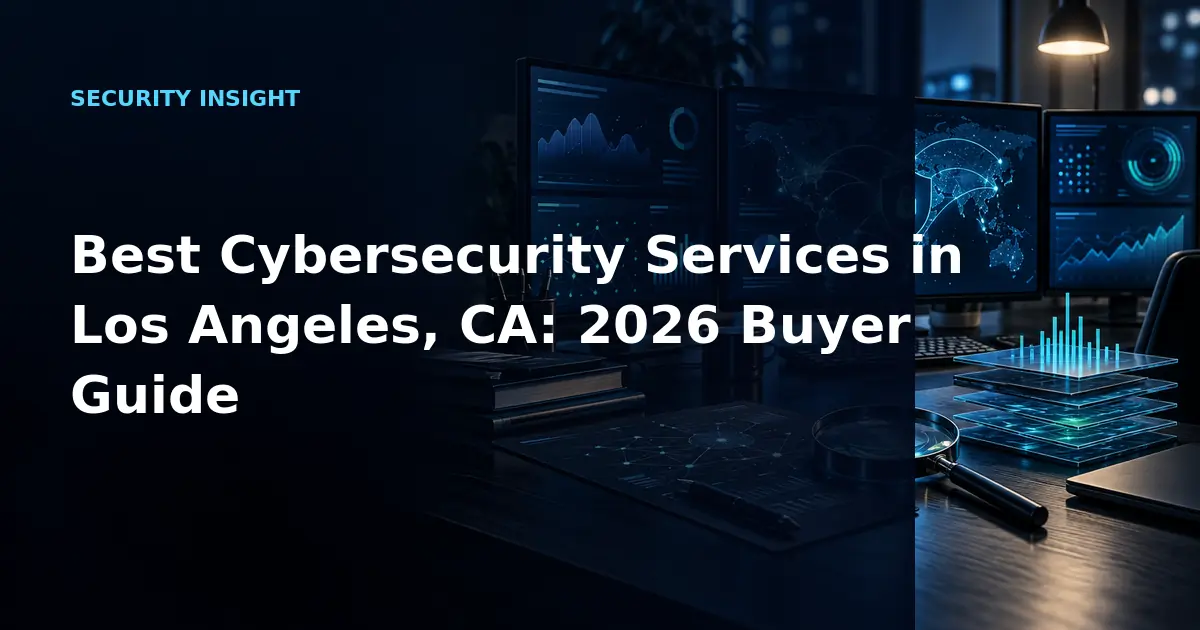 Best Cybersecurity Services in Los Angeles, CA: 2026 Buyer Guide