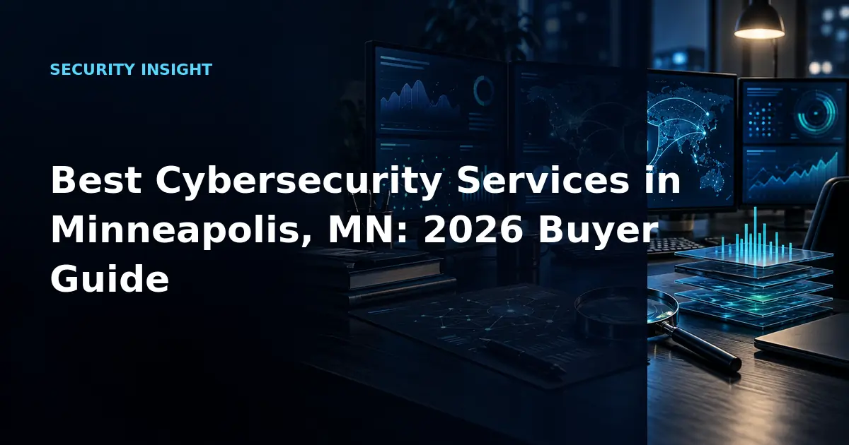 Best Cybersecurity Services in Minneapolis, MN: 2026 Buyer Guide