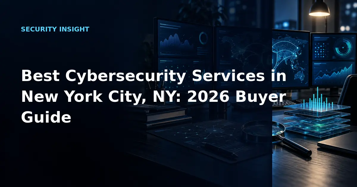 Best Cybersecurity Services in New York City, NY: 2026 Buyer Guide