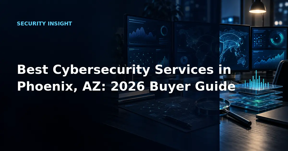Best Cybersecurity Services in Phoenix, AZ: 2026 Buyer Guide