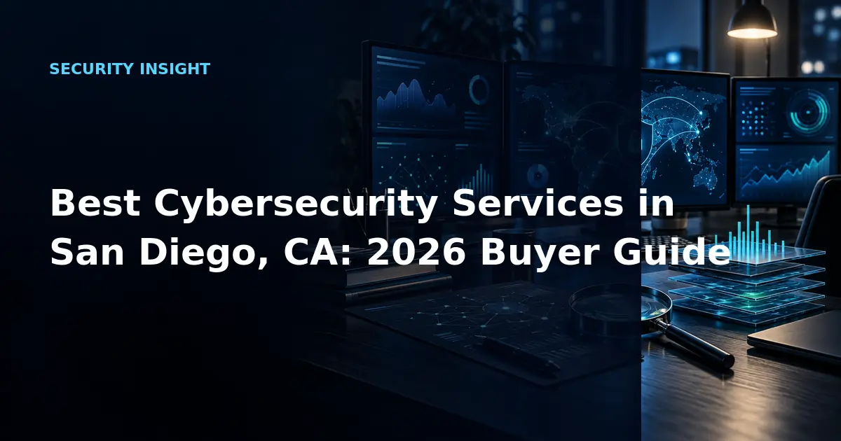 Best Cybersecurity Services in San Diego, CA: 2026 Buyer Guide