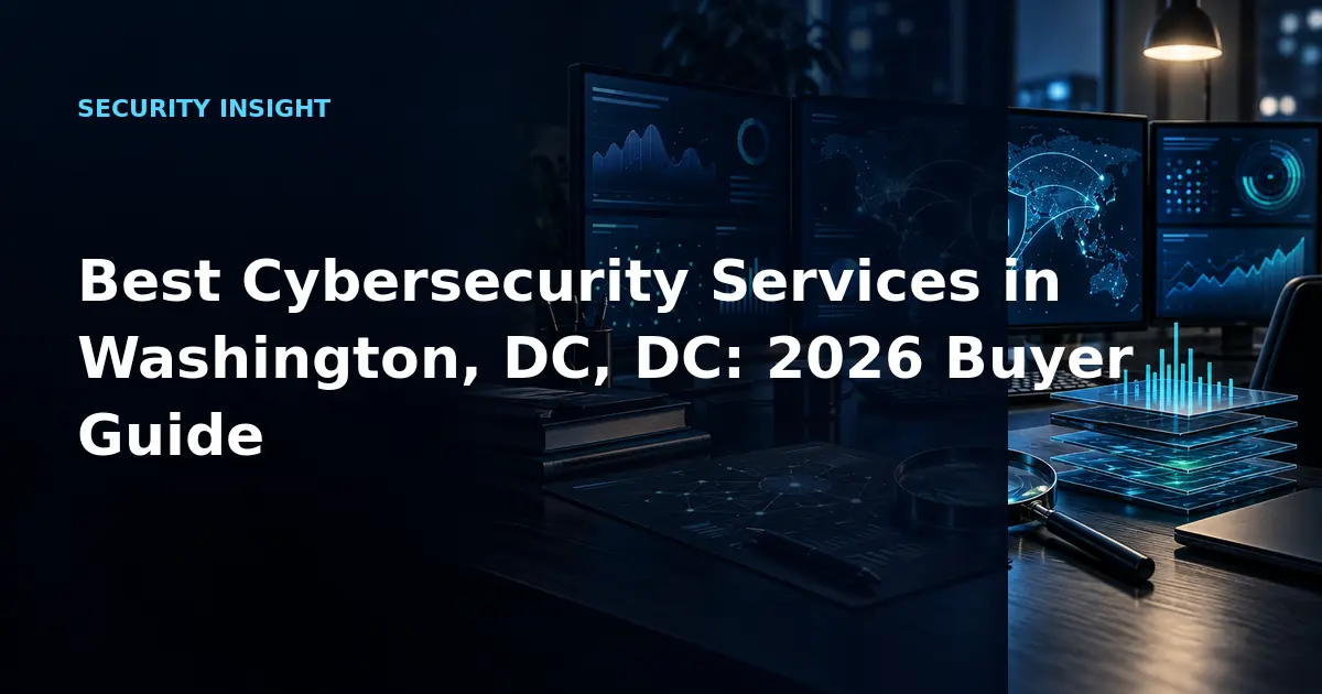 Best Cybersecurity Services in Washington, DC, DC: 2026 Buyer Guide