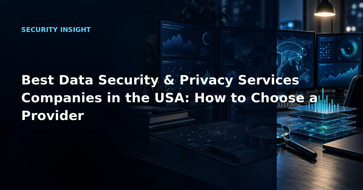 Best Data Security & Privacy Services Companies in the USA: How to Choose a Provider
