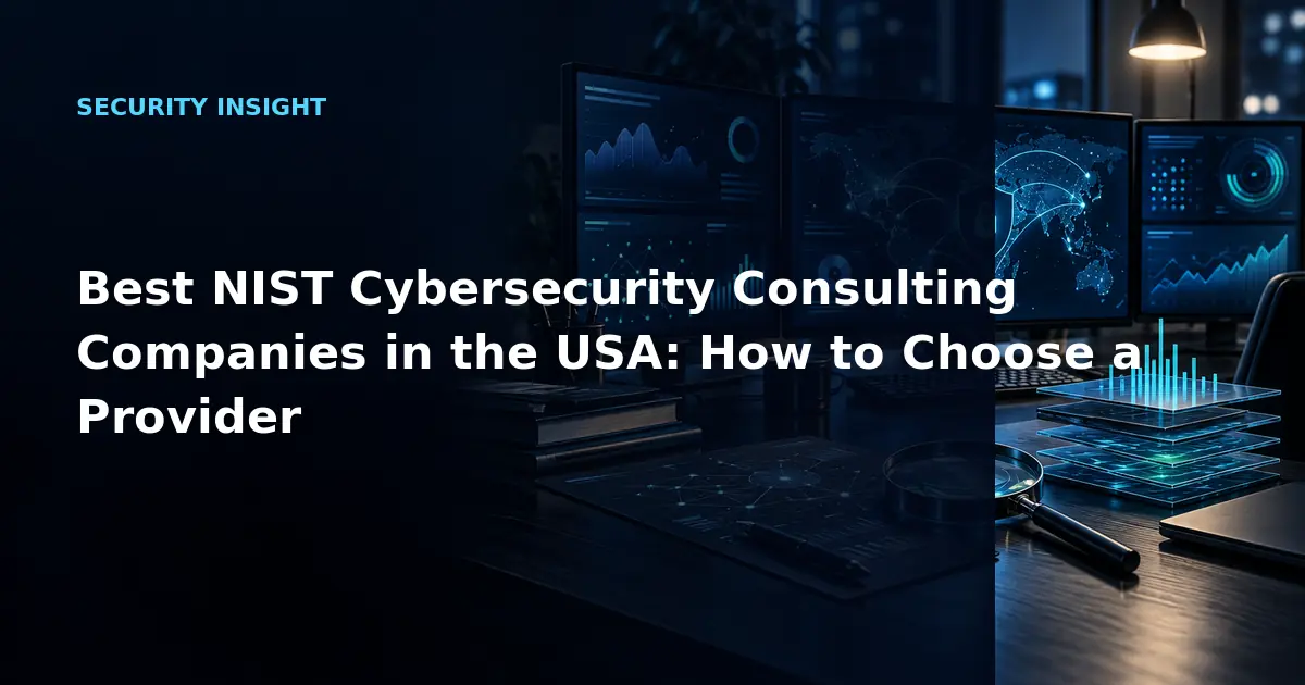Best NIST Cybersecurity Consulting Companies in the USA: How to Choose a Provider
