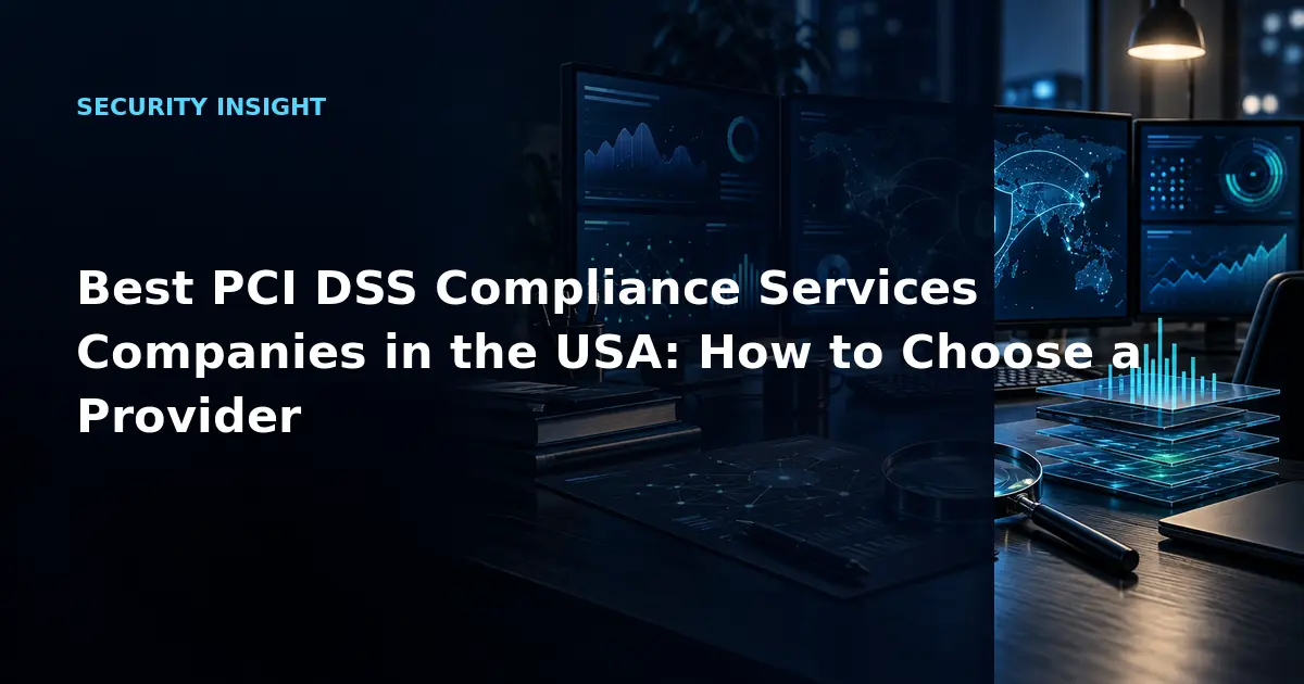 Best PCI DSS Compliance Services Companies in the USA: How to Choose a Provider