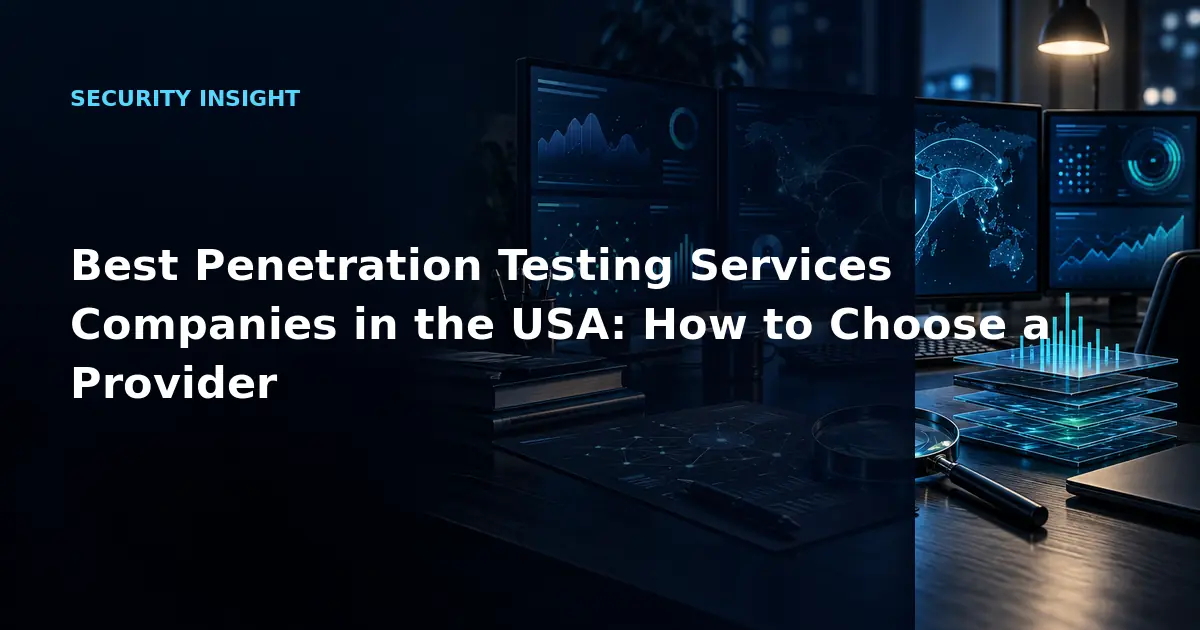 Best Penetration Testing Services Companies in the USA: How to Choose a Provider