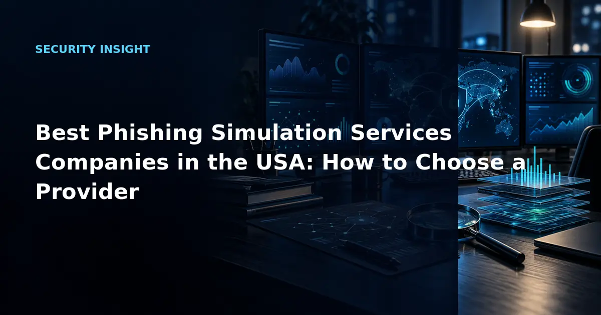 Best Phishing Simulation Services Companies in the USA: How to Choose a Provider