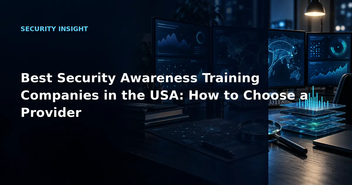 Best Security Awareness Training Companies in the USA: How to Choose a Provider