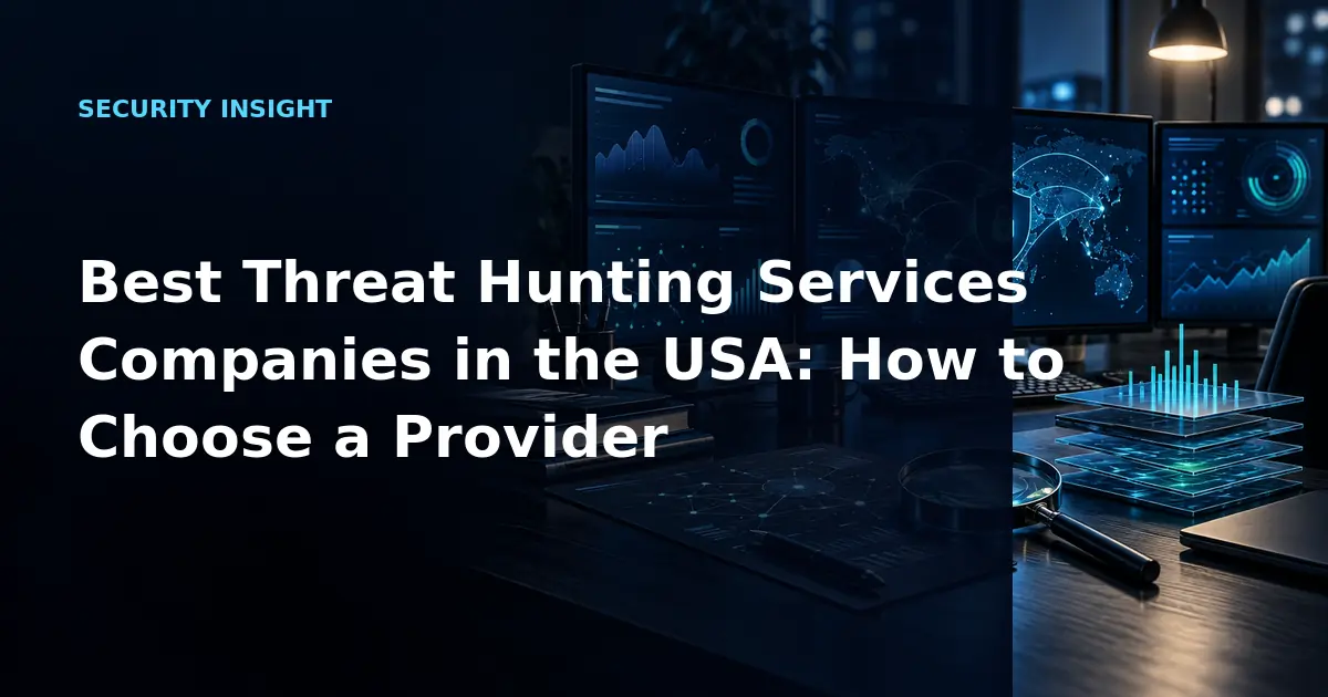 Best Threat Hunting Services Companies in the USA: How to Choose a Provider
