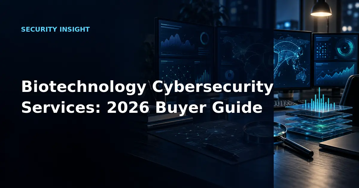 Biotechnology Cybersecurity Services: 2026 Buyer Guide