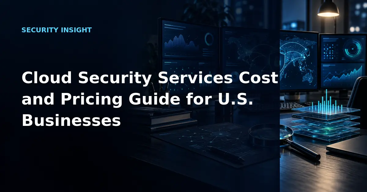 Cloud Security Services Cost and Pricing Guide for U.S. Businesses