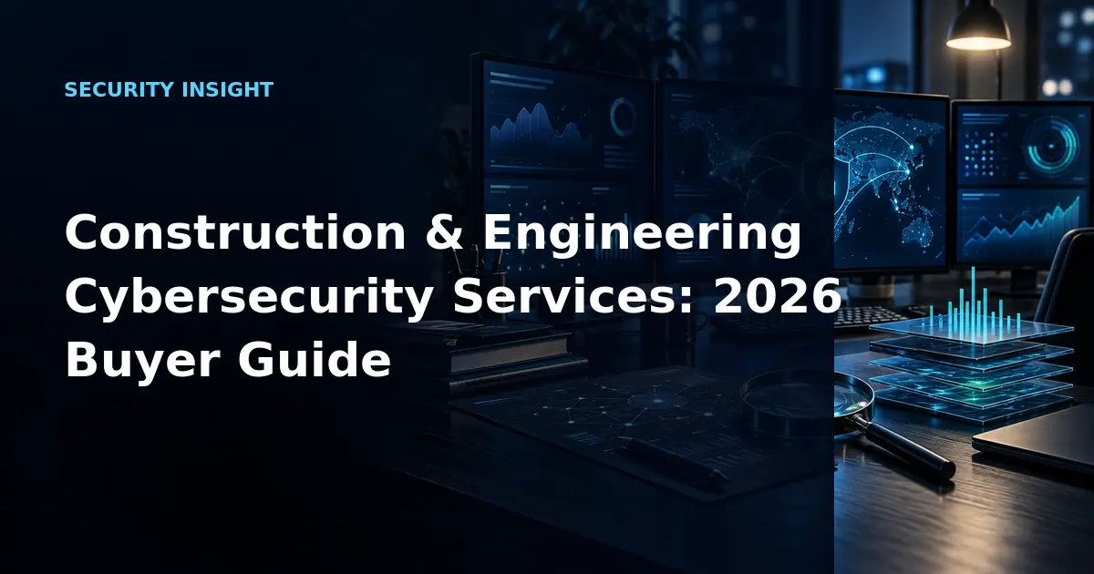 Construction & Engineering Cybersecurity Services: 2026 Buyer Guide