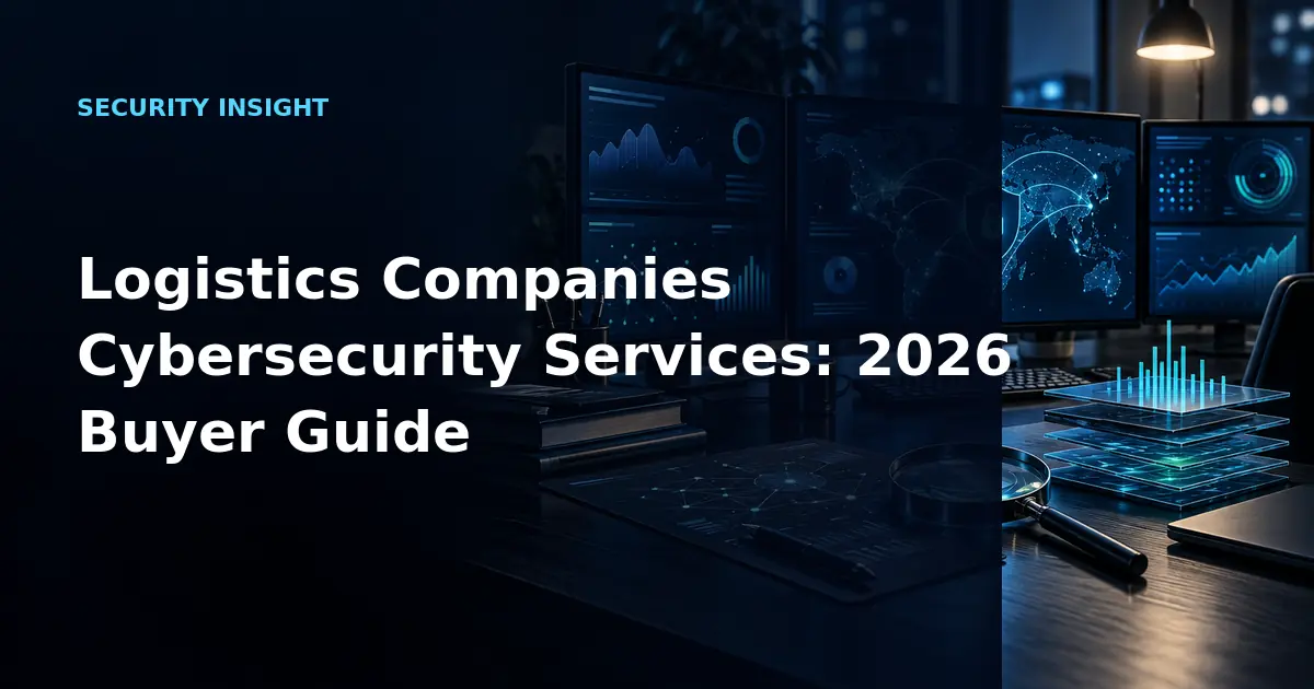 Logistics Companies Cybersecurity Services: 2026 Buyer Guide