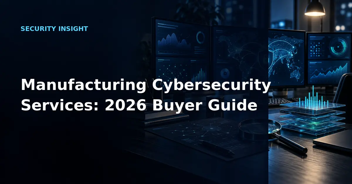 Manufacturing Cybersecurity Services: 2026 Buyer Guide