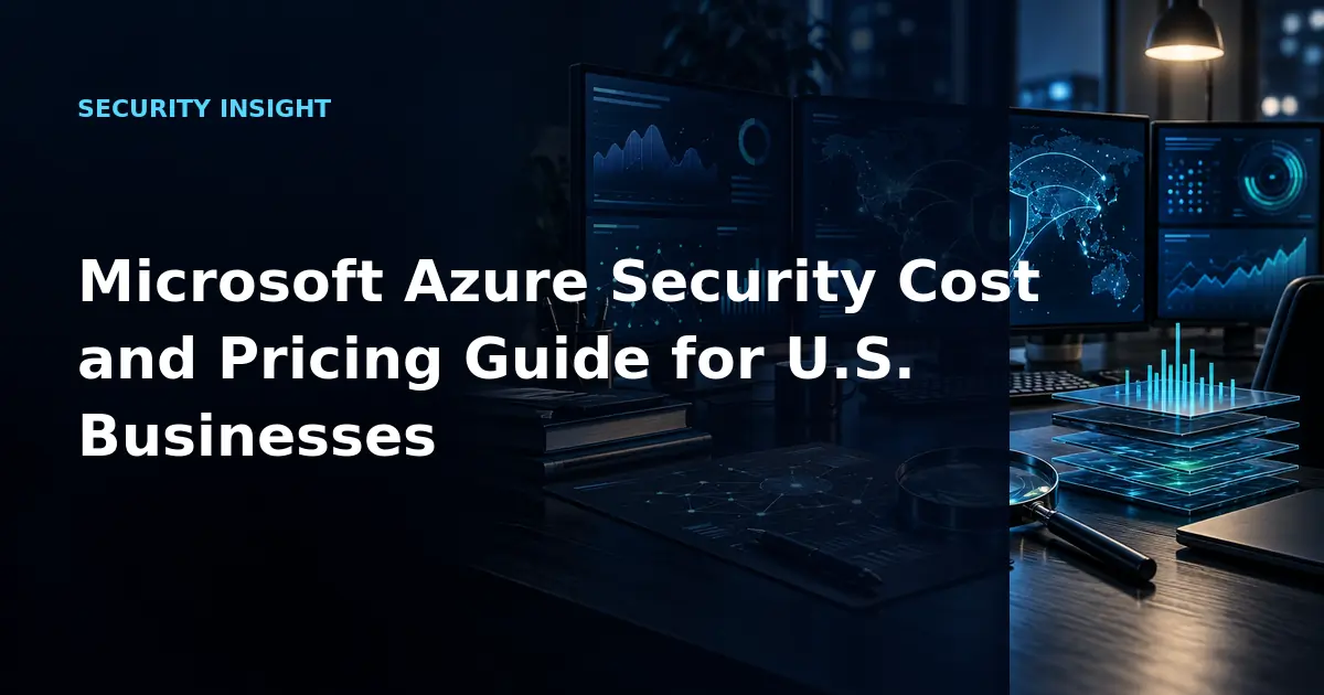 Microsoft Azure Security Cost and Pricing Guide for U.S. Businesses