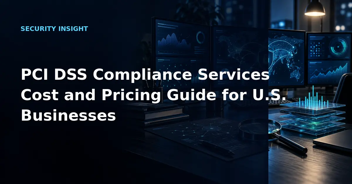 PCI DSS Compliance Services Cost and Pricing Guide for U.S. Businesses