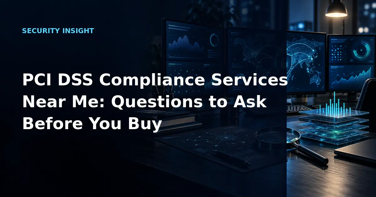 PCI DSS Compliance Services Near Me: Questions to Ask Before You Buy