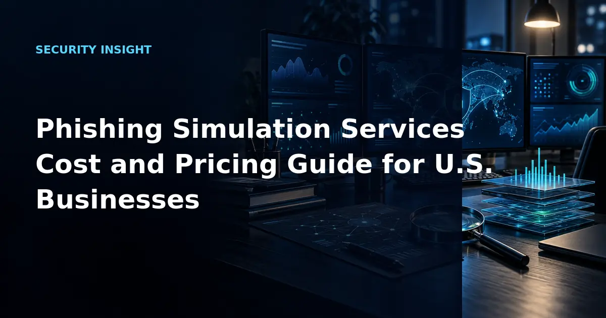 Phishing Simulation Services Cost and Pricing Guide for U.S. Businesses