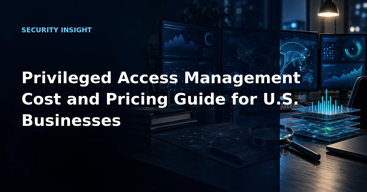 Privileged Access Management Cost and Pricing Guide for U.S. Businesses