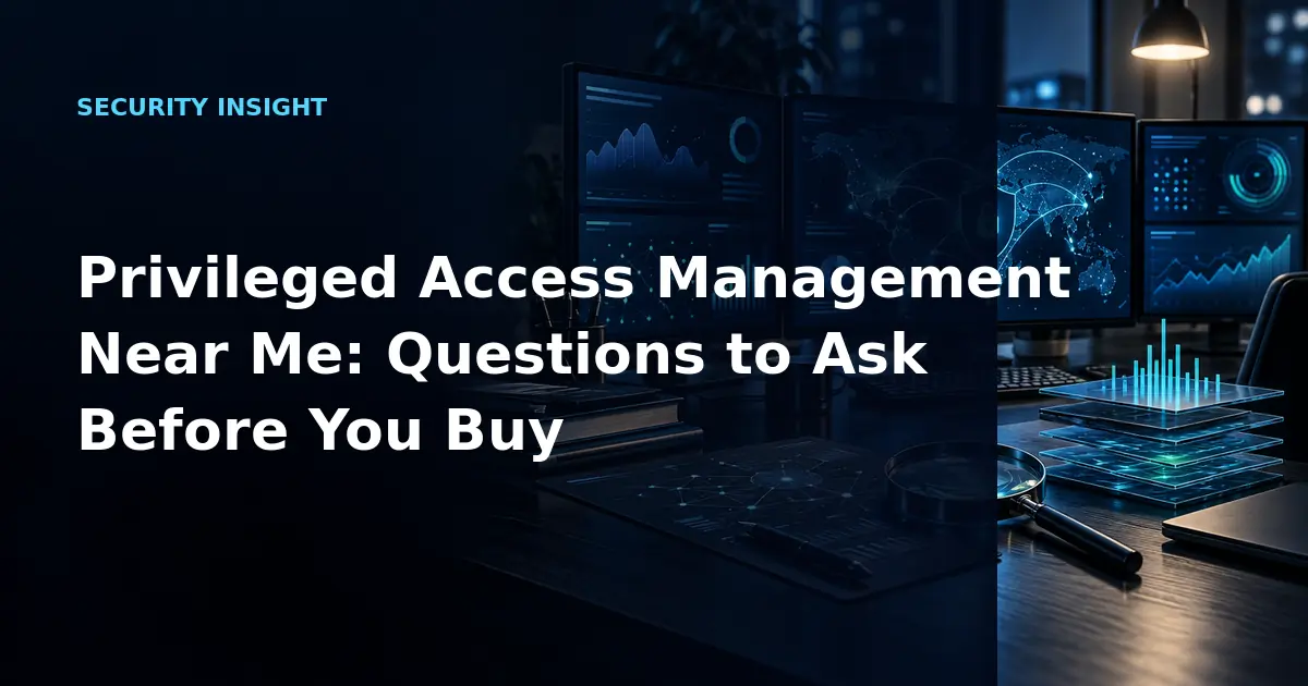 Privileged Access Management Near Me: Questions to Ask Before You Buy