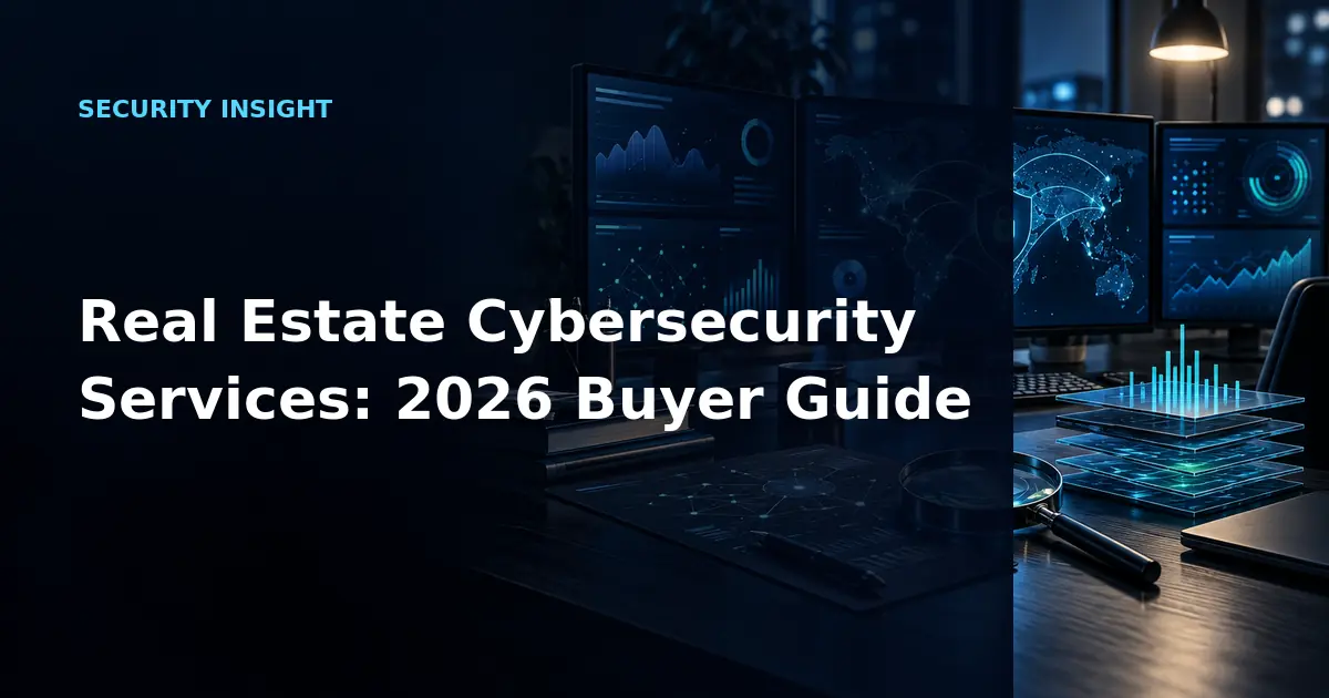 Real Estate Cybersecurity Services: 2026 Buyer Guide