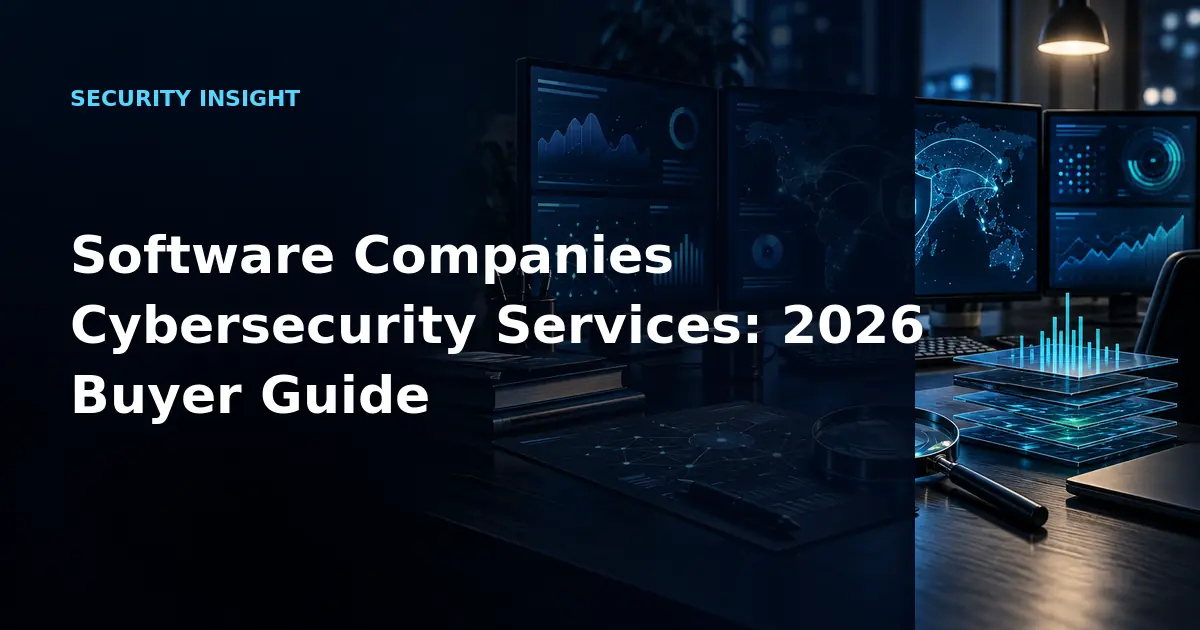 Software Companies Cybersecurity Services: 2026 Buyer Guide
