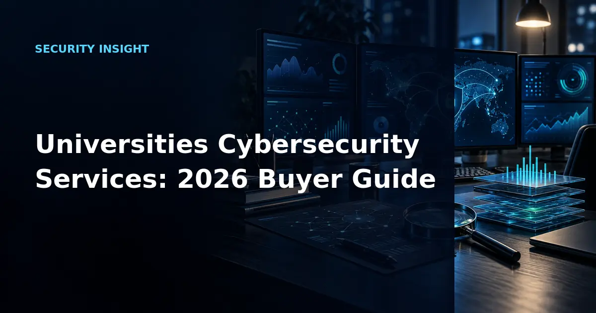 Universities Cybersecurity Services: 2026 Buyer Guide