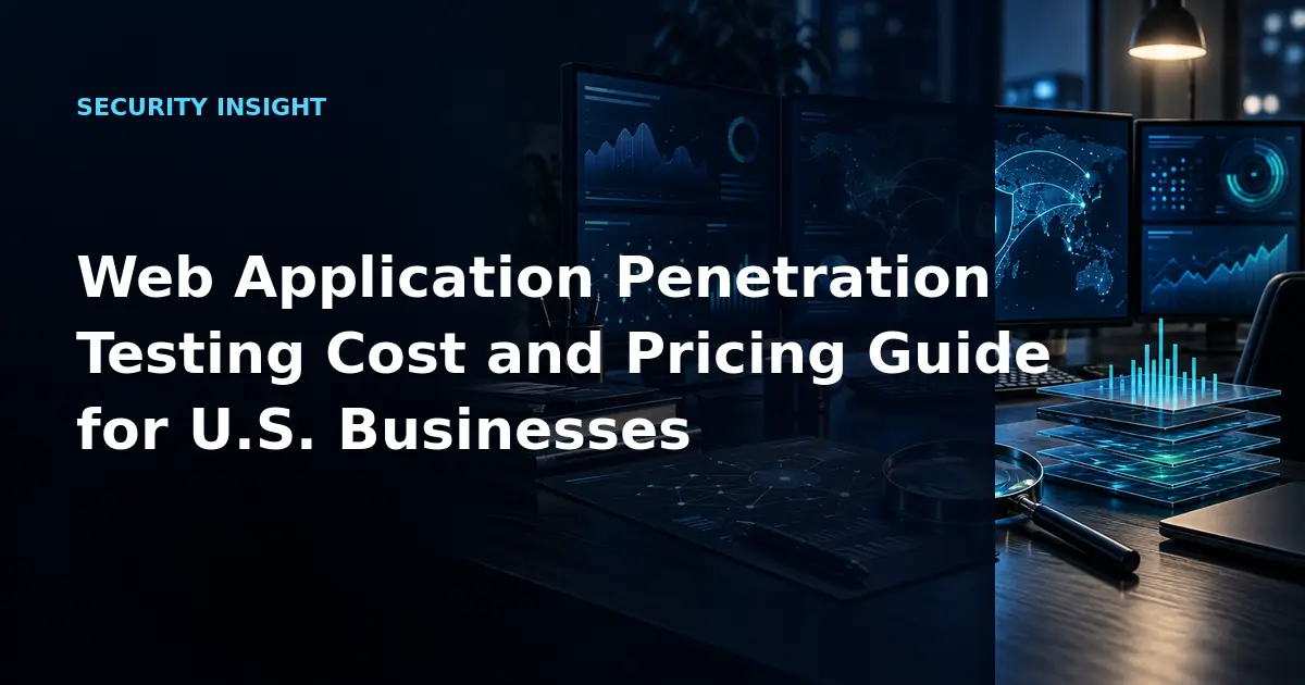 Web Application Penetration Testing Cost and Pricing Guide for U.S. Businesses